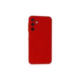Zipax Samsung Galaxy A35 İle Uyumlu Kılıf Lansman İçi Kadife Şık Sade Görünüm Azn Nno Kırmızı