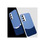 Zipax Samsung Galaxy A35 İle Uyumlu Kılıf Şık Tasarım Mıknatıslı Magesafe Özellikli Zr Duble Mavi