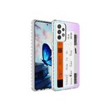 Zipax Samsung Galaxy A53 İle Uyumlu 5G Kılıf Airbag Kenarlı Renkli Desenli Silikon Elegans Kapak No2