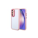 Zipax Samsung Galaxy A54 İle Uyumlu Kılıf Kamera Korumalı Silikon Kapak Zr Vtm Pembe