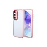 Zipax Samsung Galaxy A55 İle Uyumlu 5G Kılıf Kamera Korumalı Silikon Kapak Zr Vtm Pembe
