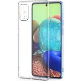 Zipax Samsung Galaxy A71 Kılıf Şeffaf Ince Esnek Silikon Kılıf Zipax-Süper