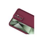 Zipax Samsung Galaxy İle Uyumlu A36 Kılıf Silikon Kapak Zr Ananas Mürdüm
