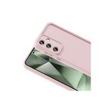 Zipax Samsung Galaxy İle Uyumlu A36 Kılıf Silikon Kapak Zr Ananas Pembe
