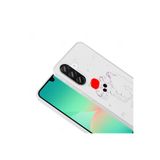 Zipax Samsung Galaxy İle Uyumlu A56 Kılıf Soft Silikon Mgsafe Özellikli Kapak Zr Folk Kırmızı