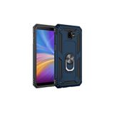 Zipax Samsung Galaxy İle Uyumlu J6 Plus Kılıf Vega Zırh Tank Tam Koruma Kapak + Kablo Koruyucu A++ Mavi