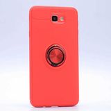 Zipax Samsung Galaxy J7 Prime Kılıf Ravel Yüzüklü Standlı Silikon Kapak