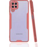 Zipax Samsung Galaxy M22 Kılıf Ultra Ince Buzlu Zipax-Zr-Parfe