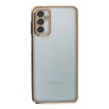 Zipax Samsung Galaxy M23 ile Uyumlu Kılıf, Silikon, Lazer Lensli Kamera Korumalı, Sarı