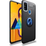 Zipax Samsung Galaxy M30S Kılıf Ravel Yüzüklü Standlı Silikon Kapak