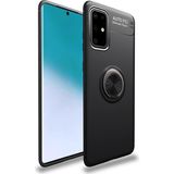 Zipax Samsung Galaxy M31S Kılıf Ravel Yüzüklü Standlı Silikon Kapak