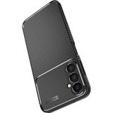 Zipax Samsung Galaxy M34 5G İle Uyumlu Kılıf Karbon Görünümlü Silikon Zr Ngro Siyah