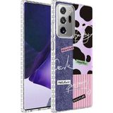 Zipax Samsung Galaxy Note 20 Ultra Kılıf Airbag Kenarlı Renkli Desenli Silikon Elegans Kapak