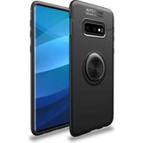 Zipax Samsung Galaxy S10E Kılıf Ravel Yüzüklü Standlı Silikon Kapak