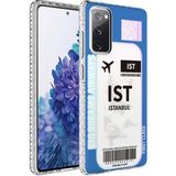 Zipax Samsung Galaxy S20 Fe Kılıf Airbag Kenarlı Renkli Desenli Silikon Elegans Kapak