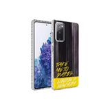 Zipax Samsung Galaxy S20 İle Uyumlu Fe Kılıf Airbag Kenarlı Renkli Desenli Silikon Elegans Kapak Siyah,ElegansSmS20FE232355240GgRkRnk