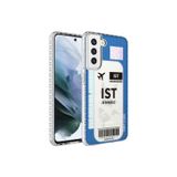 Zipax Samsung Galaxy S21 Fe Kılıf Renkli Desenli Silikon Elegans + Kablo Koruyucu + Ekran Koruyucu