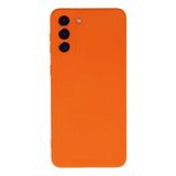 Zipax Samsung Galaxy S21 İle Uyumlu Plus Kılıf Nano Içi Kadife Silikon Turuncu