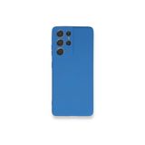 Zipax Samsung Galaxy S21 İle Uyumlu Ultra Kılıf Lansman İçi Kadife Şık Sade Görünüm Azn Nno Mavi