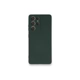 Zipax Samsung Galaxy S21 İle Uyumlu Ultra Kılıf Lansman İçi Kadife Şık Sade Görünüm Azn Nno Yeşil