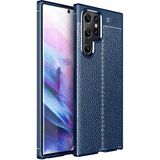 Zipax Samsung Galaxy S22 Ultra Kılıf Deri Görünümlü Silikon Zipax-Zr-Niss