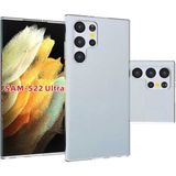 Zipax Samsung Galaxy S22 Ultra Kılıf Şeffaf Ince Esnek Silikon Kılıf Zipax-Süper