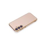 Zipax Samsung Galaxy S23 İle Uyumlu Fe Kılıf Esnek Silikon Kapak Azn Volet Pembe