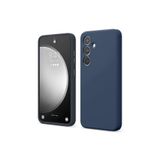 Zipax Samsung Galaxy S24 İle Uyumlu Fe Kılıf Silikon Kapak Azn Frst Lacivert