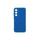 Zipax Samsung Galaxy S24 İle Uyumlu Fe Kılıf Silikon Kapak Zr Biye Mavi
