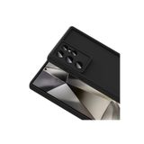 Zipax Samsung Galaxy S25 İle Uyumlu Ultra Kılıf Silikon Kapak Zr Ananas Siyah550