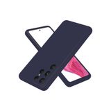 Zipax Samsung Galaxy S25 İle Uyumlu Ultra Kılıf Silikon Kapak Zr Biye Lacivert