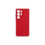 Zipax Samsung Galaxy S25 İle Uyumlu Ultra Kılıf Silikon Kapak Zr Bye Kırmızı