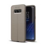 Zipax Samsung Galaxy S8 İle Uyumlu Plus Kılıf Deri Görünümlü Zr Niss Siyah