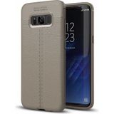 Zipax Samsung Galaxy S8 Kılıf Deri Görünümlü Silikon Zipax-Zr-Niss