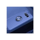 Zipax Samsung Galaxy S8 Plus Kılıf Ravel Yüzüklü Standlı Silikon Kapak + Ekran Koruyucu A++