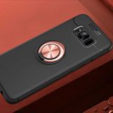 Zipax Samsung Galaxy S8 Plus Kılıf Ravel Yüzüklü Standlı Silikon Kapak