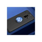 Zipax Samsung Galaxy S9 İle Uyumlu Kılıf Ravel Yüzüklü Standlı Silikon Kapak Siyah