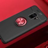 Zipax Samsung Galaxy S9 Kılıf Ravel Yüzüklü Standlı Silikon Kapak