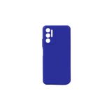 Zipax Tecno Pova İle Uyumlu 3 Kılıf Soft Silikon Zr Bye + Kablo Koruyucu Ekran Mavi