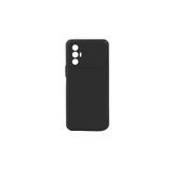 Zipax Tecno Spark 8 Pro İle Uyumlu Kılıf Soft Silikon Zr Bye + Kablo Koruyucu Ekran Siyah