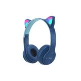 Zipax Trident A25 A29 A55 A80 A53 Pro Kulaklık Kedi Kablosuz Azn P47M Mavi Az