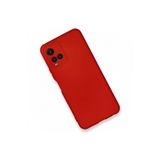 Zipax Vivo Y33S İle Uyumlu Y21S Y21 Kılıf Lansman İçi Kadife Silikon Azn Nano Kırmızı