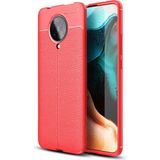 Zipax Xiaomi Poco F2 Pro Kılıf Deri Görünümlü Silikon Zipax-Zr-Niss