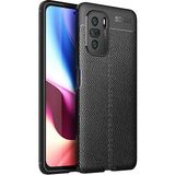 Zipax Xiaomi Poco F3 Kılıf Deri Görünümlü Silikon Zipax-Zr-Niss
