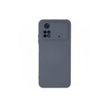 Zipax Xiaomi Poco İle Uyumlu M4 Pro 4G Kılıf Lansman İçi Kadife Şık Sade Görünüm Azn Nno Gri