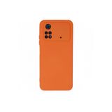 Zipax Xiaomi Poco İle Uyumlu M4 Pro 4G Kılıf Lansman İçi Kadife Şık Sade Görünüm Azn Nno Turuncu