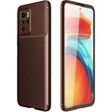 Zipax Xiaomi Poco X3 Gt Kılıf Karbon Görünümlü Silikon Zipax-Zr-Negro
