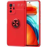 Zipax Xiaomi Poco X3 Gt Kılıf Ravel Yüzüklü Standlı Silikon Kapak