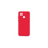 Zipax Xiaomi Redmi 10C İle Uyumlu Kılıf Soft Silikon Zr Bye Kırmızı