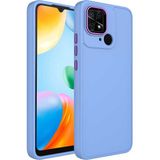 Zipax Xiaomi Redmi 10C Kılıf Metal Çerçeve ve Buton Tasarımlı Silikon Zipax-Zr-Luna
